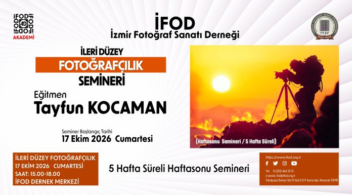 İFOD İleri Düzey Fotoğrafçılık Semineri Başlıyor!