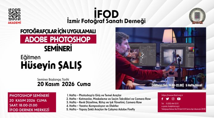 İFOD Fotoğrafçılar İçin Uygulamalı Adobe Photoshop Semineri Başlıyor!